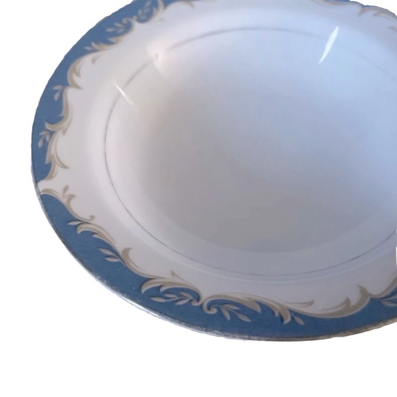 Style House DYNASTY BLUE Fine China SET Of 2 Rim Fruit/Dessert Sauce Bowls - Picture 3 of 4